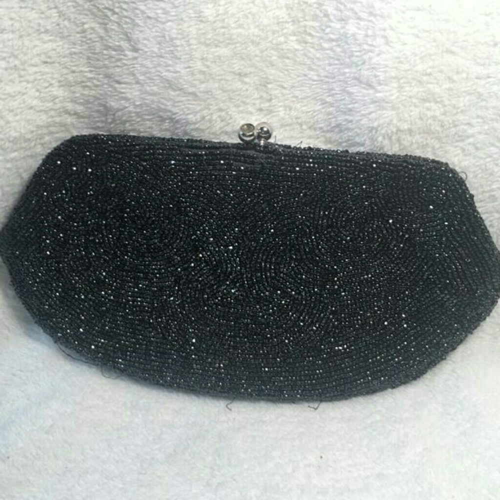 VINTAGE Hand-Beaded Walborg Handbag